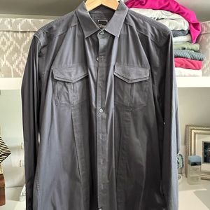 Dark blue men’s shirt